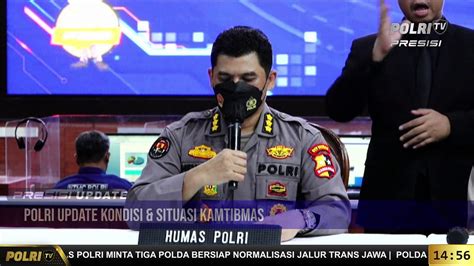 Presisi Update Konfrensi Pers Divisi Humas Polri Terkait Arus Balik