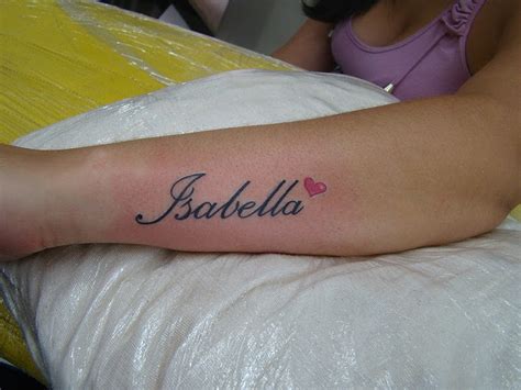 Jb Jefferson Bastos Tattoo Nome Isabella