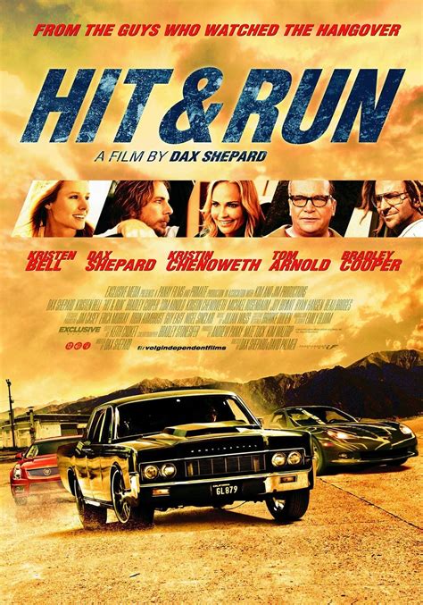 Hit & Run (2012) - Posters — The Movie Database (TMDB)