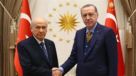 Erdoğan dan MHP lideri Bahçeli ye evinde ziyaret Güncel konular