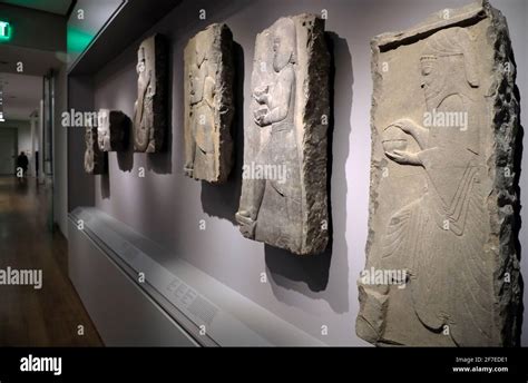 Ancient Persian Stone Carvings Display In Arthur Msackler Museum