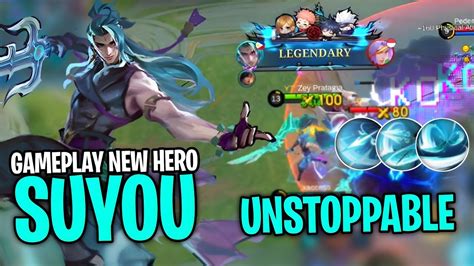 Gameplay New Hero Suyou 100 Unstoppable Advance Server Mobile