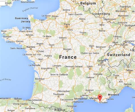 Where is Toulon on map of France