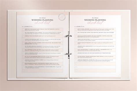 Wedding Checklist Wedding Planning Checklists Wedding Timeline