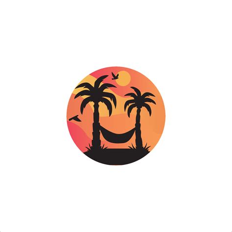 Beach logo design vector template 23893921 Vector Art at Vecteezy