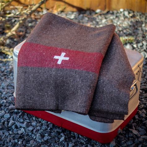 Swiss Army Wool Blanket Petrikor