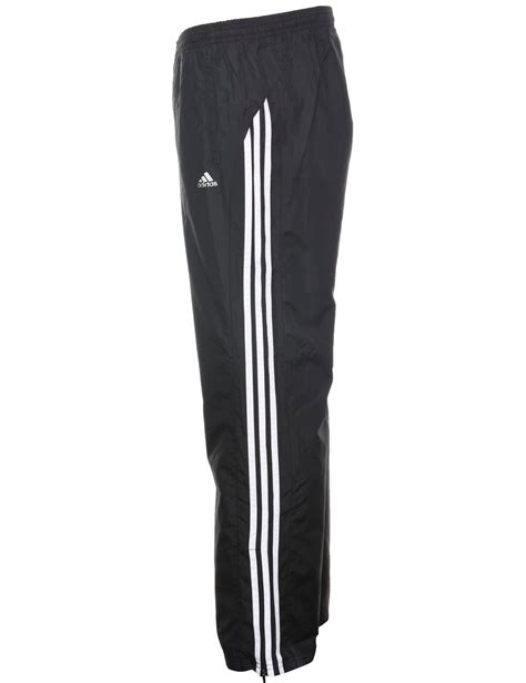 Mens Adidas Adidas Black And White Track Pants Black L Beyond Retro