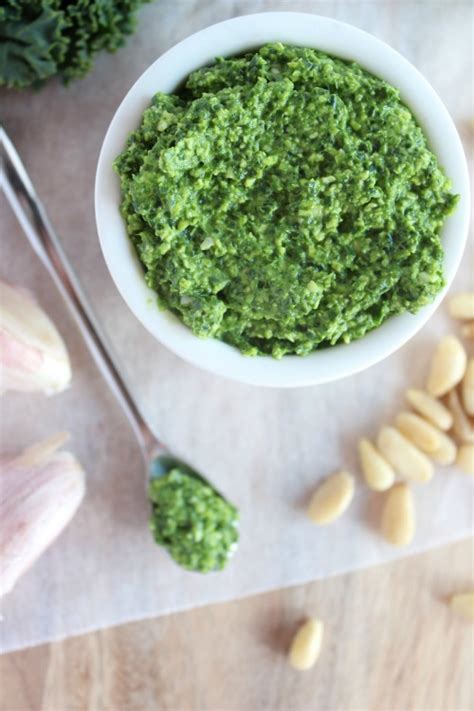 Spinach Kale Roasted Garlic Pesto Vegan Paleo Friendly Better