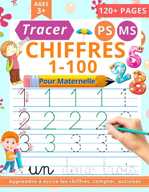 Cahier dEcriture des Chiffres 1 100 PS MS Apprendre à Tracer les