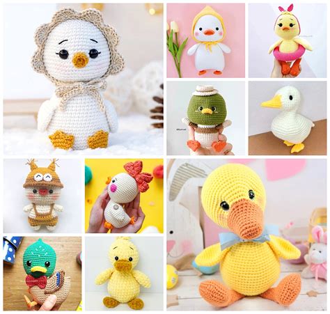 Rose And Lily Amigurumi Crochet Duck Free Crochet Pattern Atelier