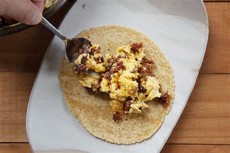 Chorizo And Egg Breakfast Tacos Recipe