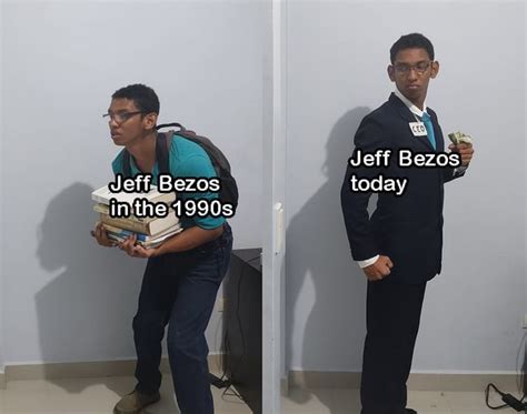 Jeff Bezos Jeff Bezos today in the 1990s - iFunny