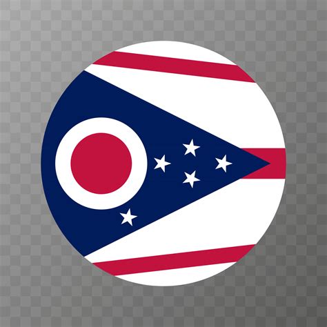 Ohio State Flag Vector Illustration 11897919 Vector Art At Vecteezy