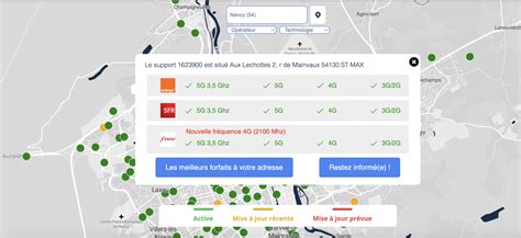 Lancement D Une Nouvelle Carte Enrichie Et Interactive Des Antennes 4G