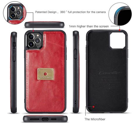 Caseme Iphone 11 Pro Max Wallet Magnetic Detachable 2 In 1 Case With