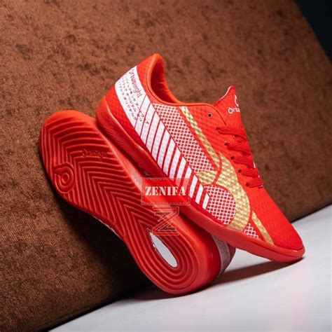 Sepatu Futsal Ortuseight Catalyst Liberte In Red Gold White Chimera