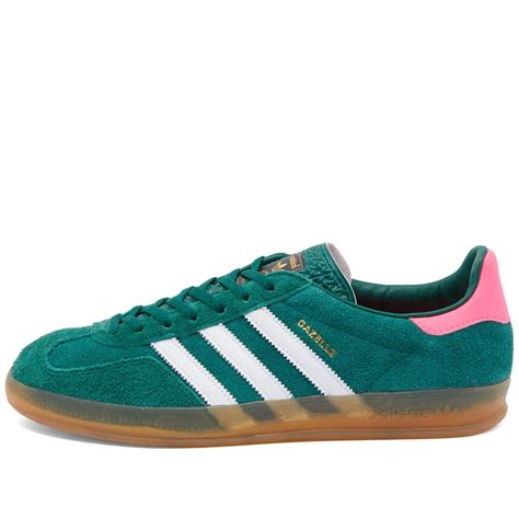 adidas gazelle indoor collegiate green ftwr white lucid pink  au