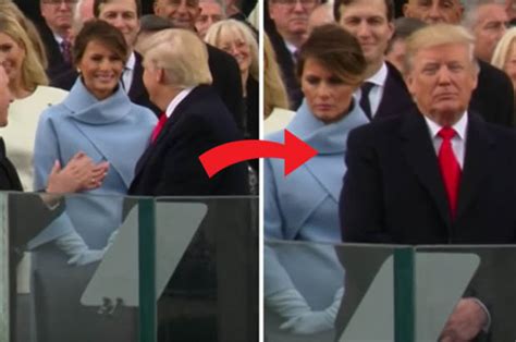 Melania Trumps Face Drops After Donald Faces Her At Inauguration