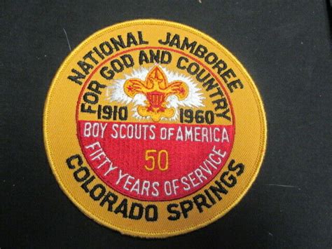 National Jamboree Jacket Patch Mm Diameter Wf Ebay