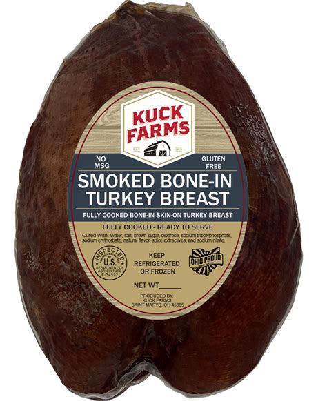 Smoked Bone In Turkey Breast Kuck Farms