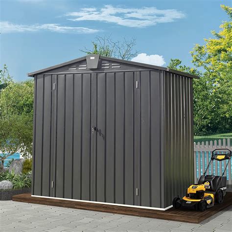 Domi Outdoor Storage Shed X Patio Metal Garden Shed With