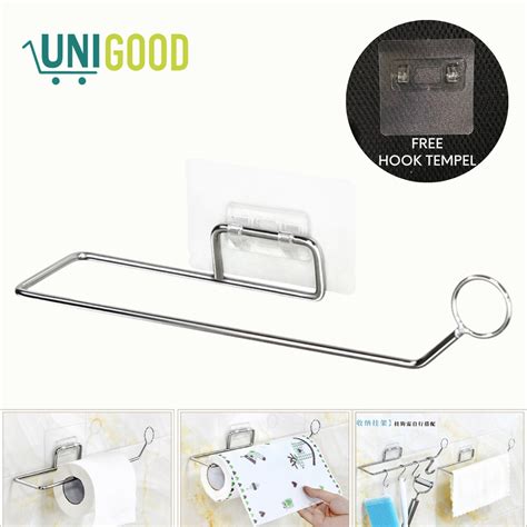 Jual Unigood Gantungan Tissue Dapur Roll Gulung Tempel Dinding Holder