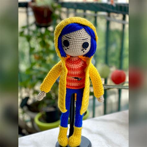 Crochet Pattern Amigurumi Doll Coraline Tim Burton