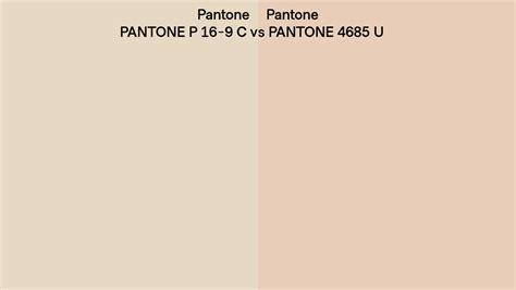 Pantone P 16 9 C Vs PANTONE 4685 U Side By Side Comparison