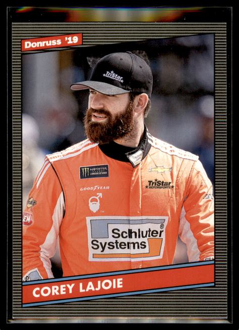 2019 Donruss Racing NASCAR Retro 1986 SILVER Parallel 137 Corey LaJoie