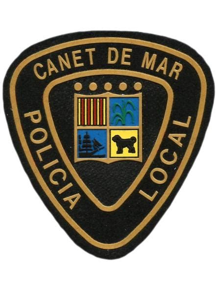 Polic A Local Canet De Mar Catalu A Parche Insignia Emblema Distintivo