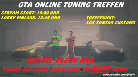 Gta Online Tuning Treffen Jeder Kann Mitmachen Ps Live Youtube