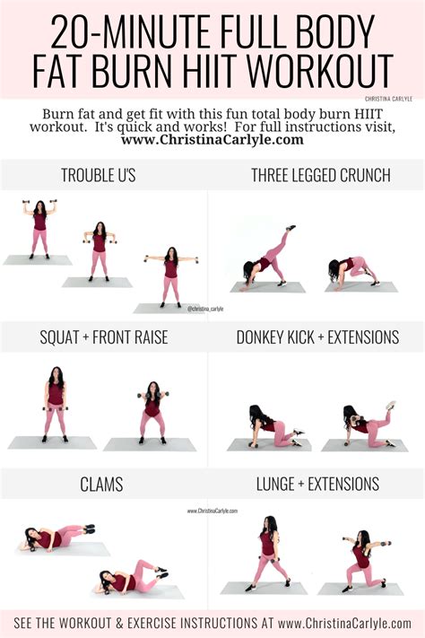 HIIT Workout For Women That Burns Fat Tones The Full Body Hiit