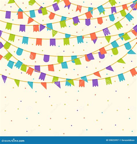 Carnival Flags Stock Vector Illustration Of Celebrate 59825997