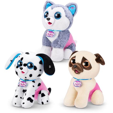 Zuru Pets Alive Moje štěňátko se zvuky bílá kost | Maxíkovy hračky