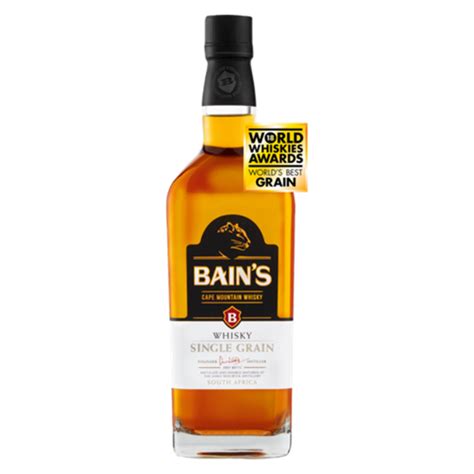 Bains Cape Mountain Whisky Single Grain 750ml Agrimark