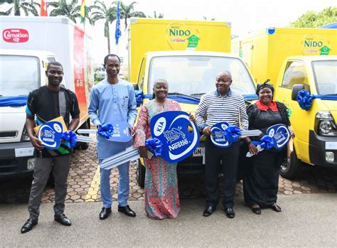 Five Nestlé Ghana Distributors Awarded Commercial Trucks African Eye