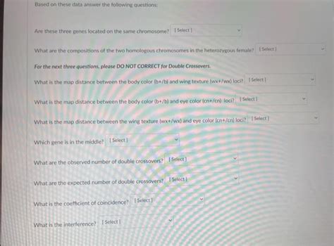 Solved In Drosophila, three autosomal genes control body | Chegg.com 