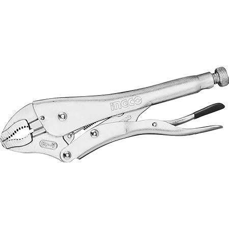 INGCO 10 Inch Locking Plier Curved Jaw With Wire Cutter Vice Grips