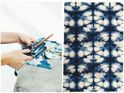 Inspirationen F R Shibori Technik Anleitungen Mode Und