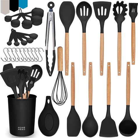 Amazon Umite Chef Kitchen Cooking Utensils Set Pcs Non Stick