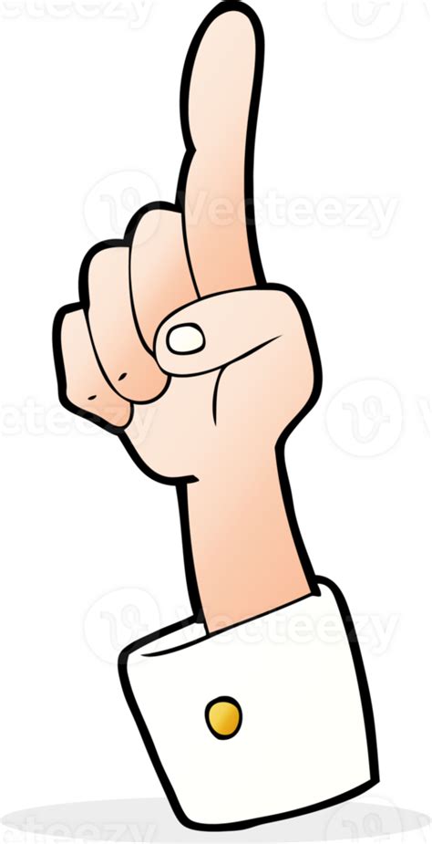 Cartoon Pointing Hand 40289143 Png