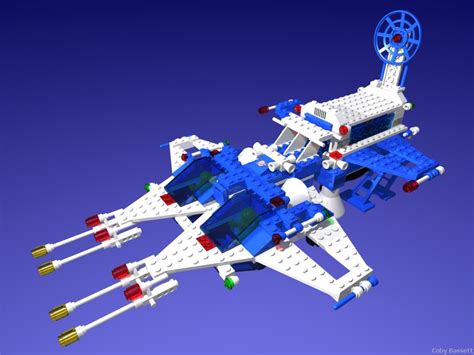 Ray Traced Lego Mania 6980 Galaxy Commander