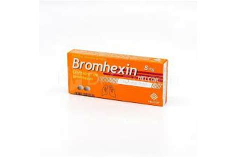 Bromhexin 8 Mg 20 Comprimate Helcor Apoteca Farmaciero