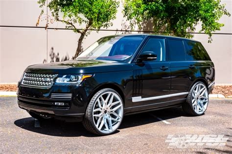 2019 Land Rover Range Rover With 26 Giovanna Bogota In Silver Machined