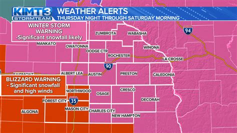 Winter Storm Tracking Significant Snowfall Blizzard Conditions News