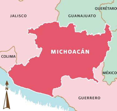 Michoacan Ubicacion Geografica