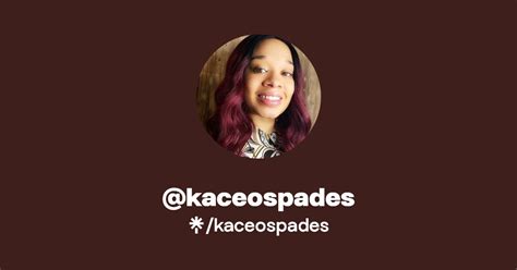 Kaceospades Twitter Instagram Facebook Tiktok Linktree