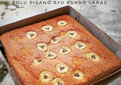 Resep Bolu Pisang 3 Telur Oleh Ayu Purbo Laras Cookpad