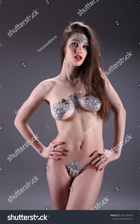 Sexy Brunette Beautiful Woman Posing Lingerie Stock Photo Shutterstock