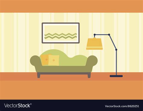 Background Of Living Room Royalty Free Vector Image